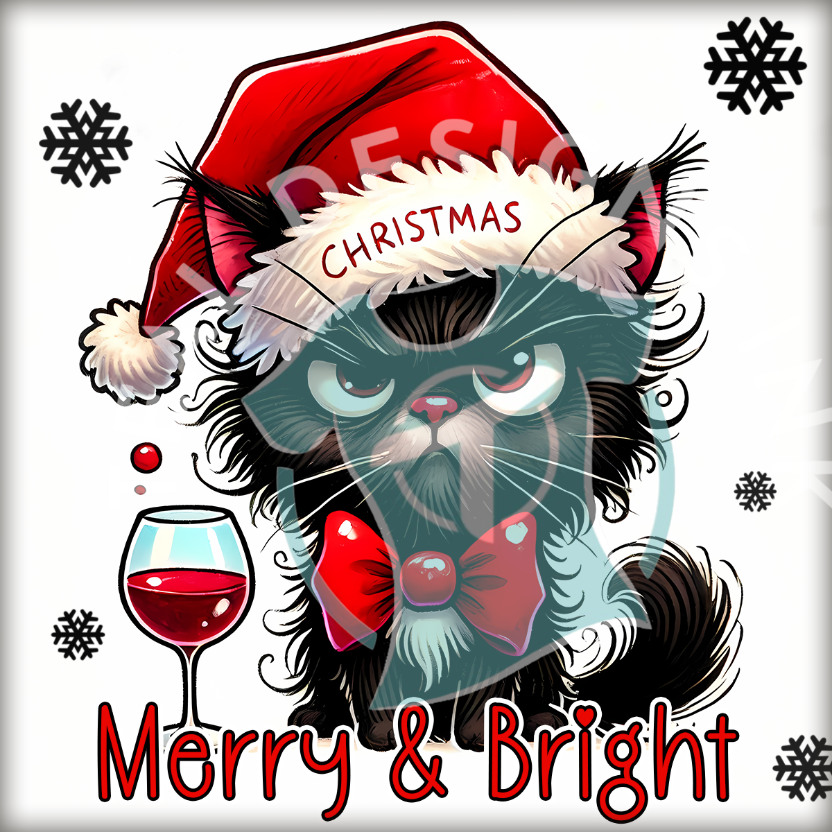 DTF Prints Merry Christmas