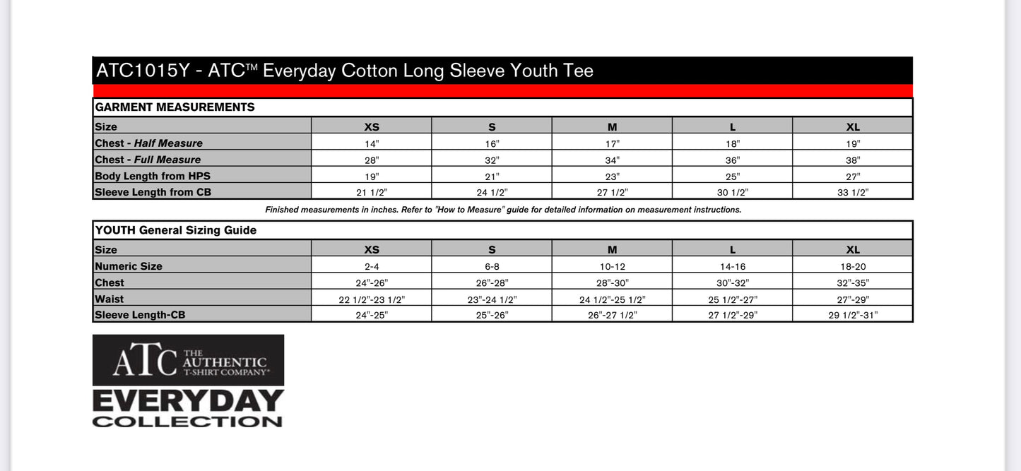 T-shirt AMDA ARGOS YOUTH à manches longues