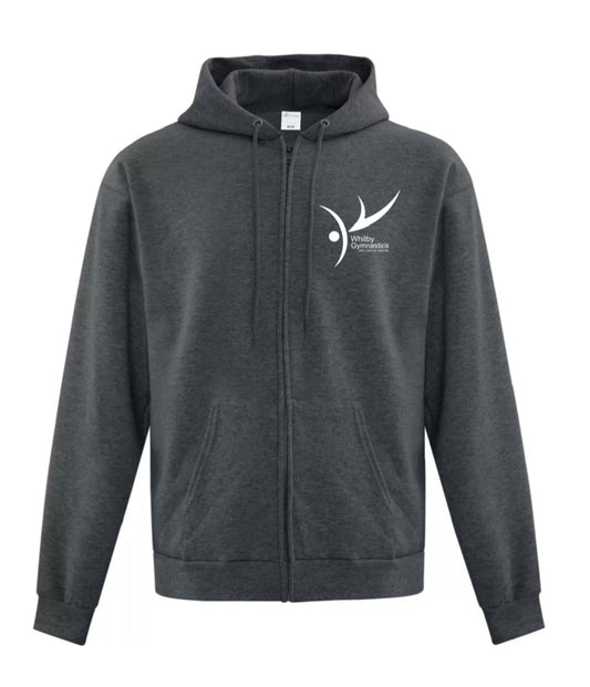 Whitby Gymnastics ADULT FULL ZIP HOODED SWEATSHIRT