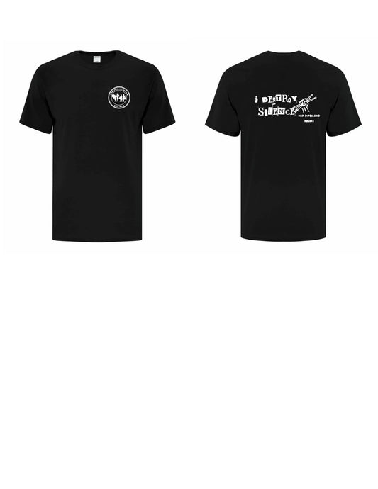 Logo DRP Drums au dos Petit logo sur le devant T-shirts