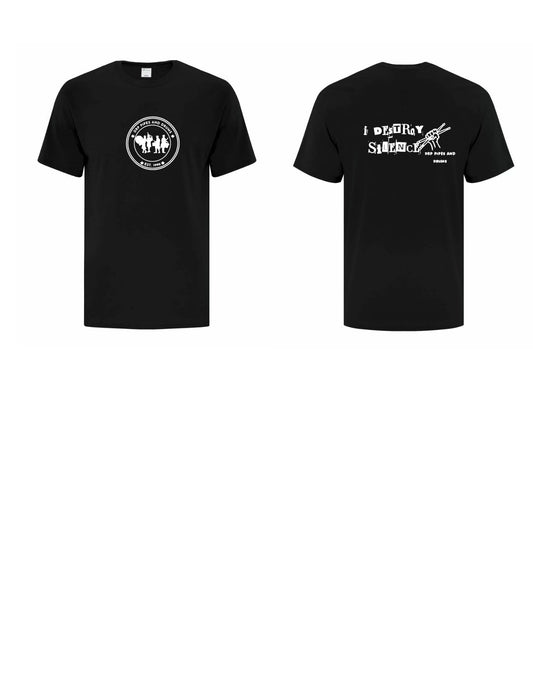 Logo DRP Drums au dos Grand logo sur le devant T-shirts