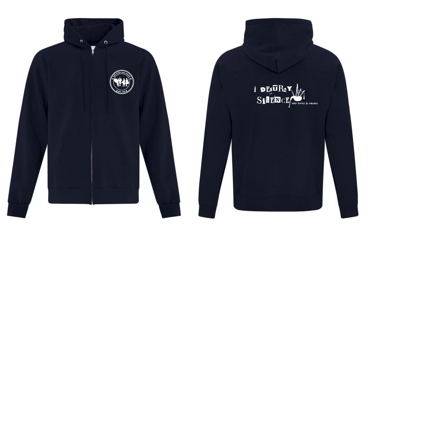 Sweat à capuche zippé DRP Pipes