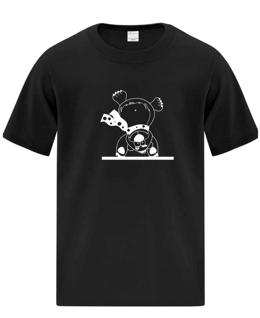 T-shirt Gymalaya imprimé blanc pour tout-petits/jeunes