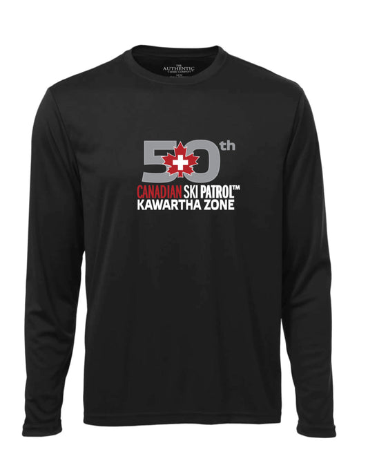 T-shirt à manches longues unisexe Ski 50th