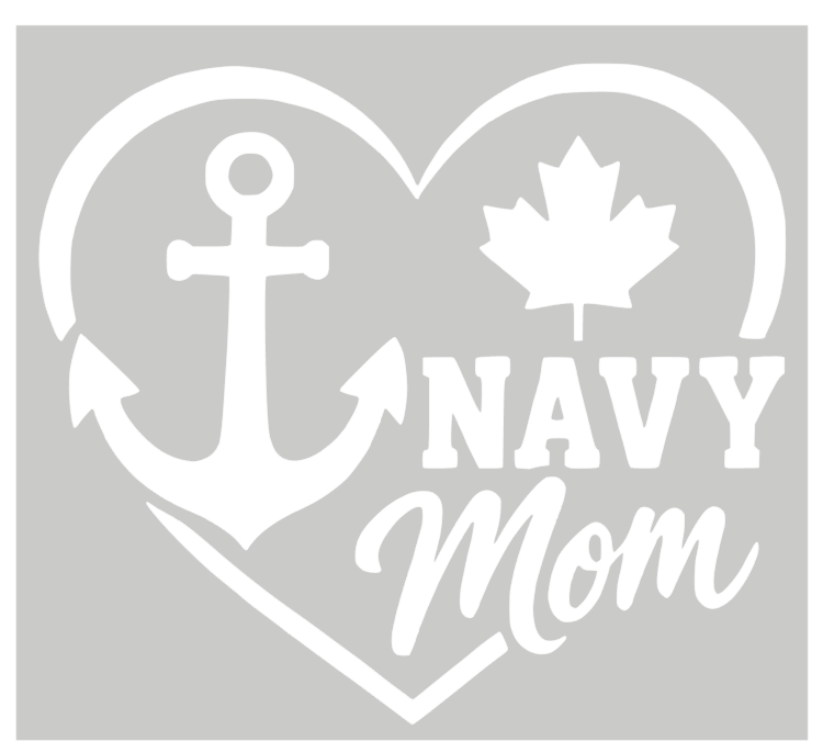 Navy Mom (Decal)