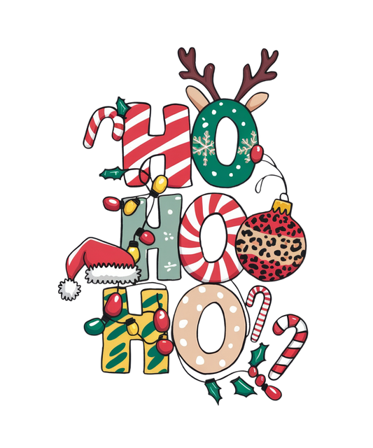 Impressions DTF HO HO HO