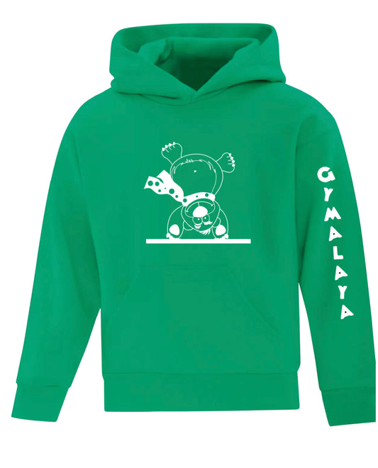 GYMALAYA Youth Hoodie White Print