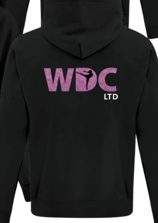WDC Adult Glitter Zip Up Hoodie