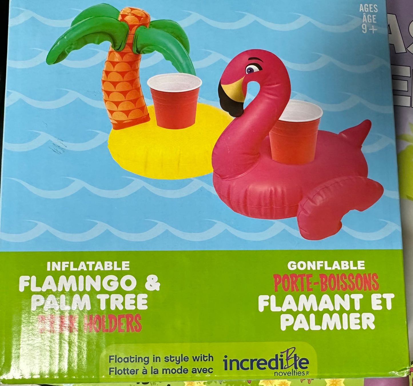 Inflatable drink holders