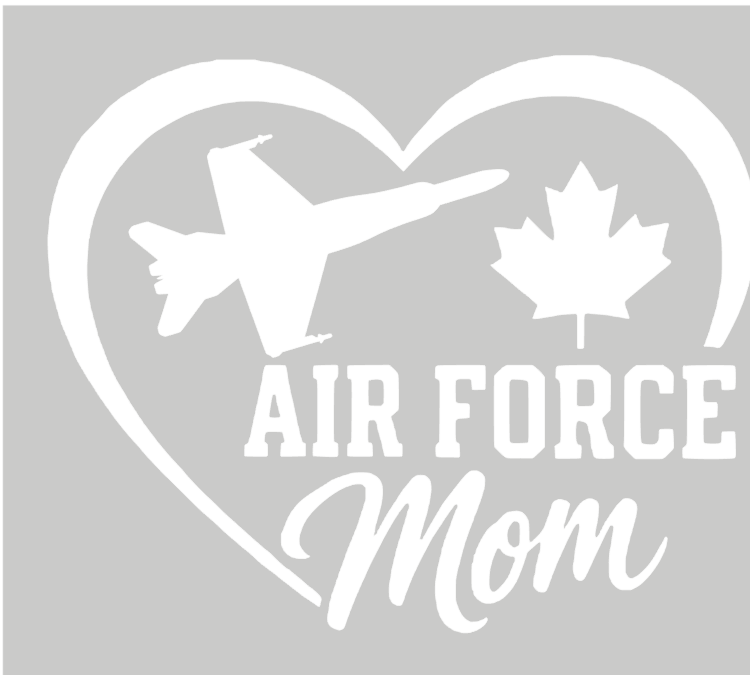 Airforce Mom Car Decal