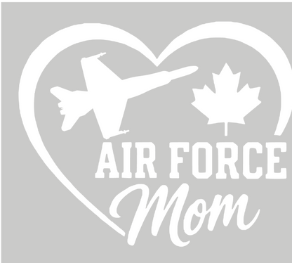 Airforce Mom Car Decal