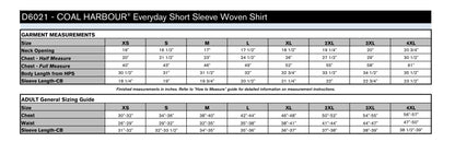OPG COAL HARBOUR® EVERYDAY SHORT SLEEVE WOVEN SHIRT. D6021
