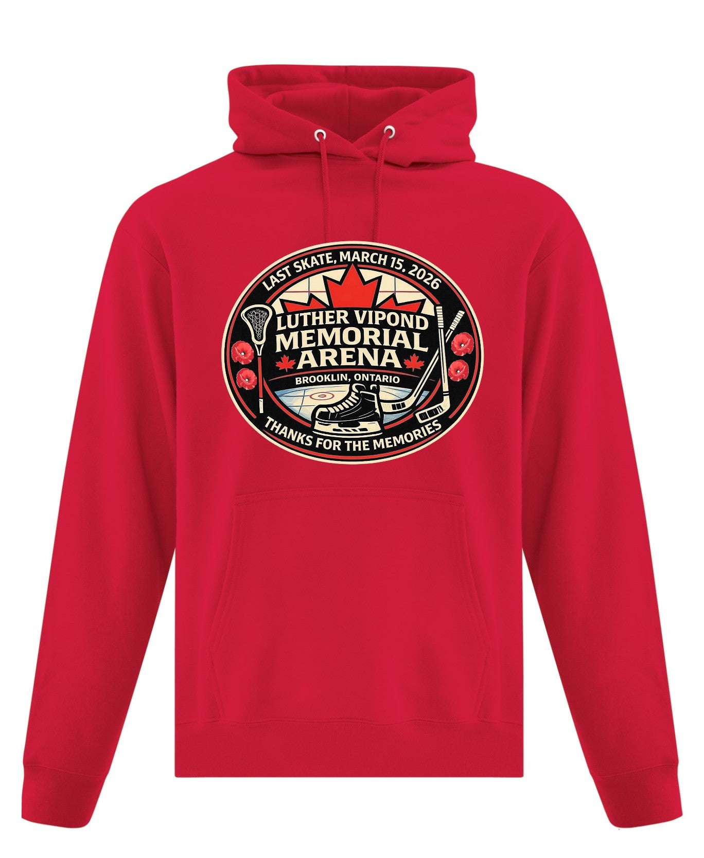 Luther Vipond Memorial Hoodie with Poppies