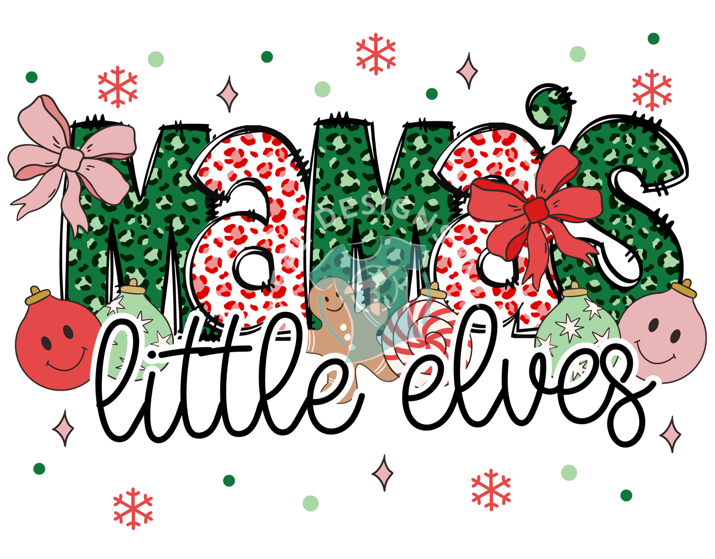 DTF Prints Merry Christmas