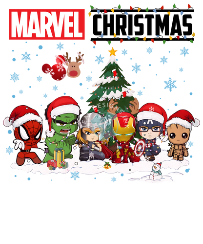 DTF Prints Merry Christmas