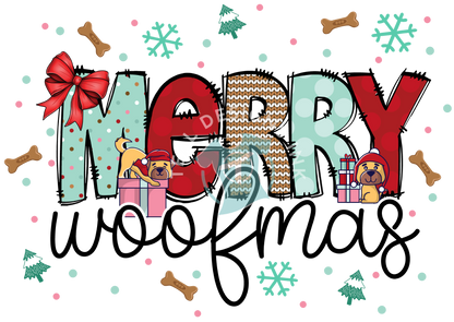 DTF Prints Merry Christmas