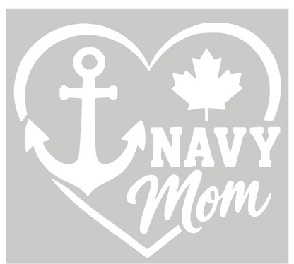 Navy Mom (Decal)