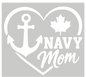 Navy Mom (Decal)