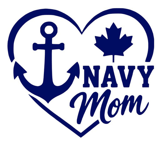 Navy Mom (Decal)
