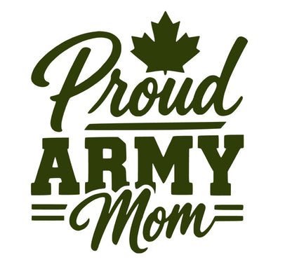 Proud Army Mom (Decal)