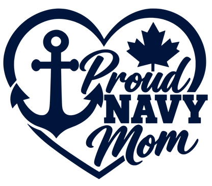 Proud Navy Mom (Decal)