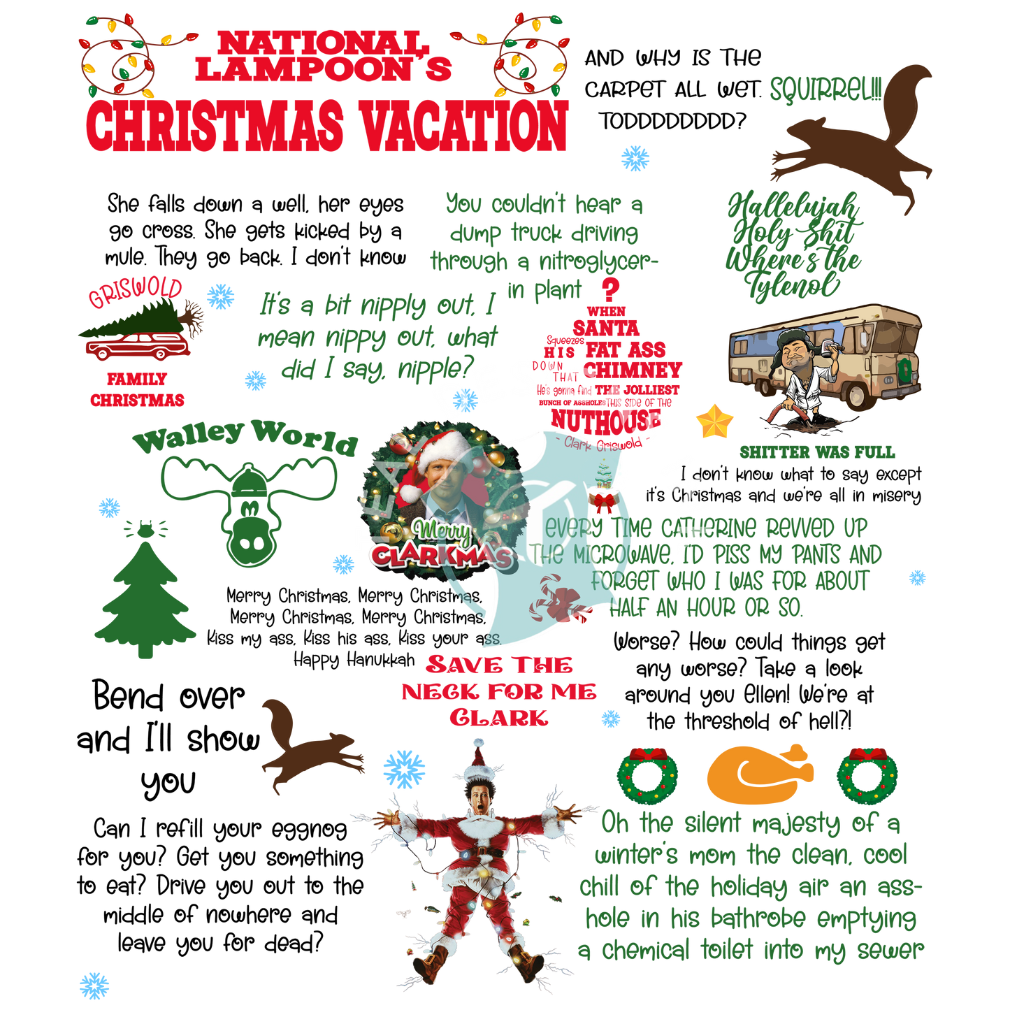 DTF Prints Merry Christmas