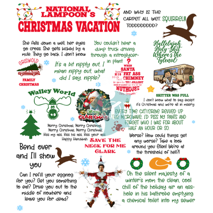 DTF Prints Merry Christmas