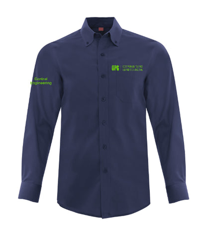 OPG Components and Equipment Engineering Men's  LONG SLEEVE WOVEN SHIRT