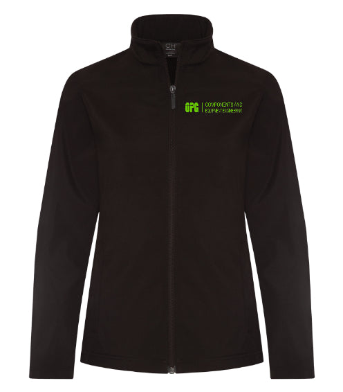 OPG Components and Equipment Engineering LADIES WATER REPELLENT SOFT SHELL JACKET
