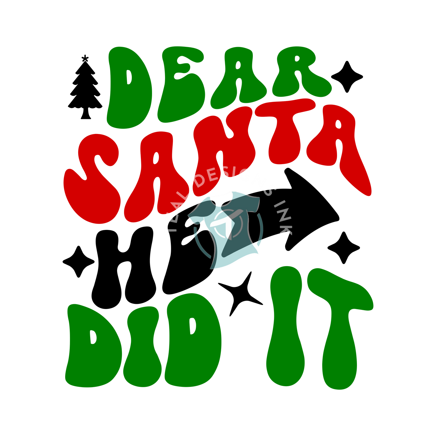 DTF Prints Merry Christmas